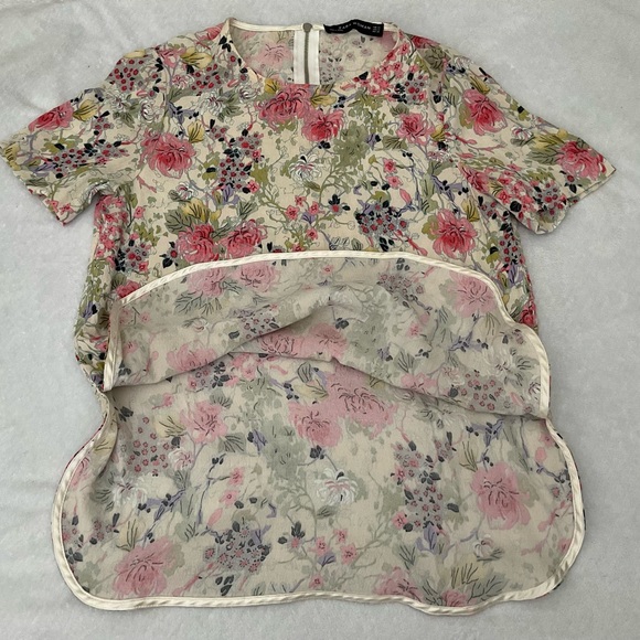Zara floral blouse woman’s - Picture 5 of 11